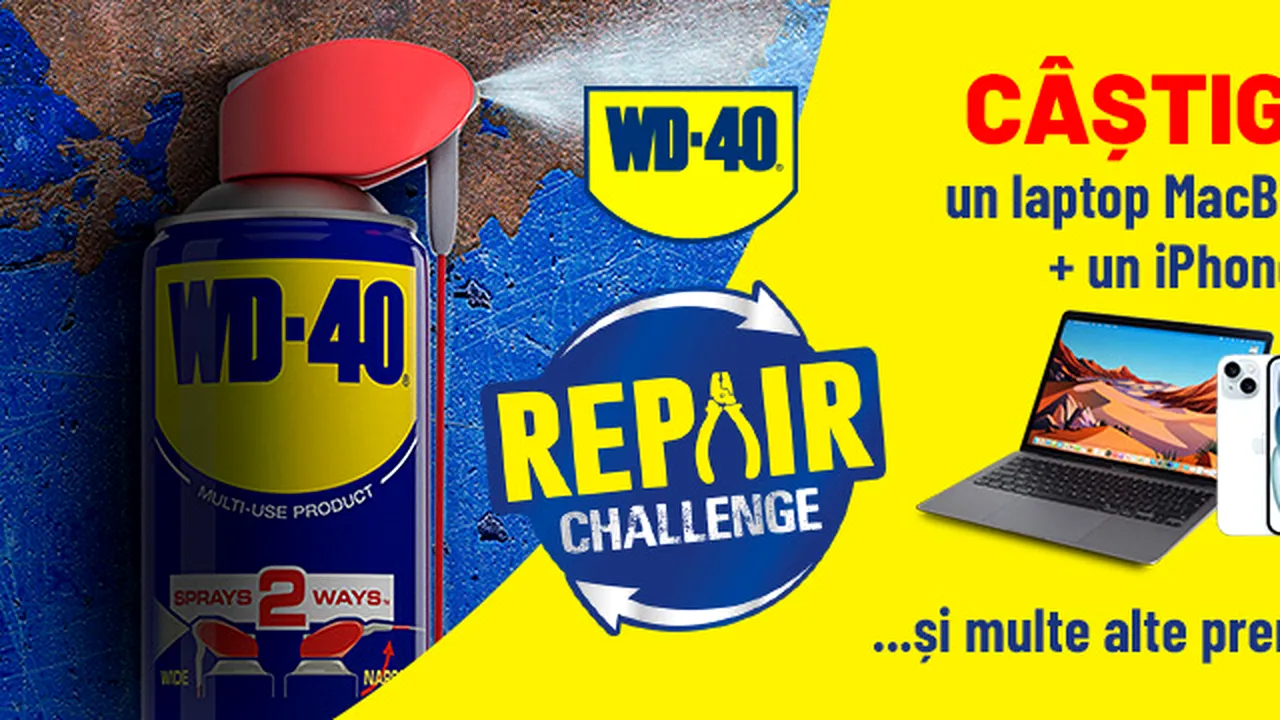 Pentru al IV-lea an consecutiv WD-40 Company organizează în România “Repair Challenge...