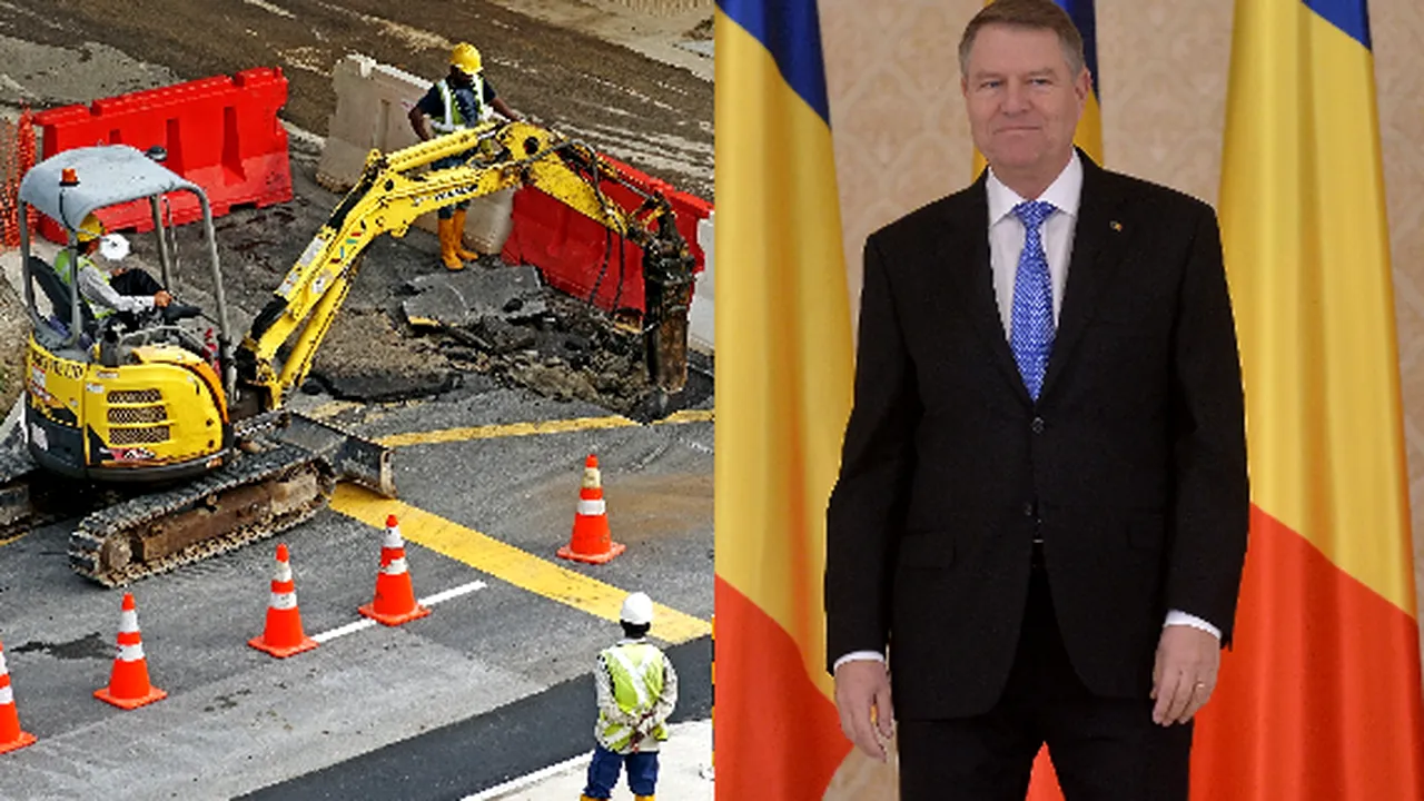 PSD, ironii la adresa lui Iohannis care s-a alăturat protestului de 15 minute, în timpul începerii lucrărilor la autostrada Moldova