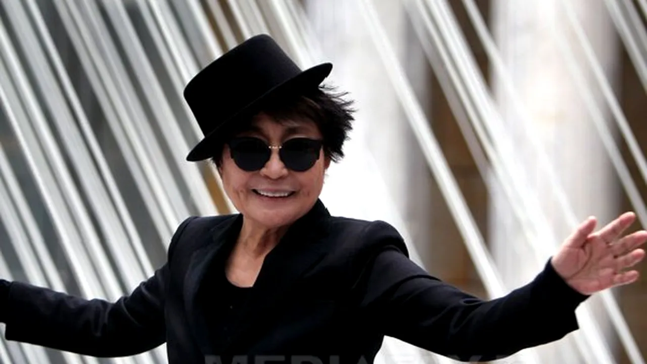 Yoko Ono face o lansare supriză, pentru promovarea păcii, la 85 de ani | VIDEO