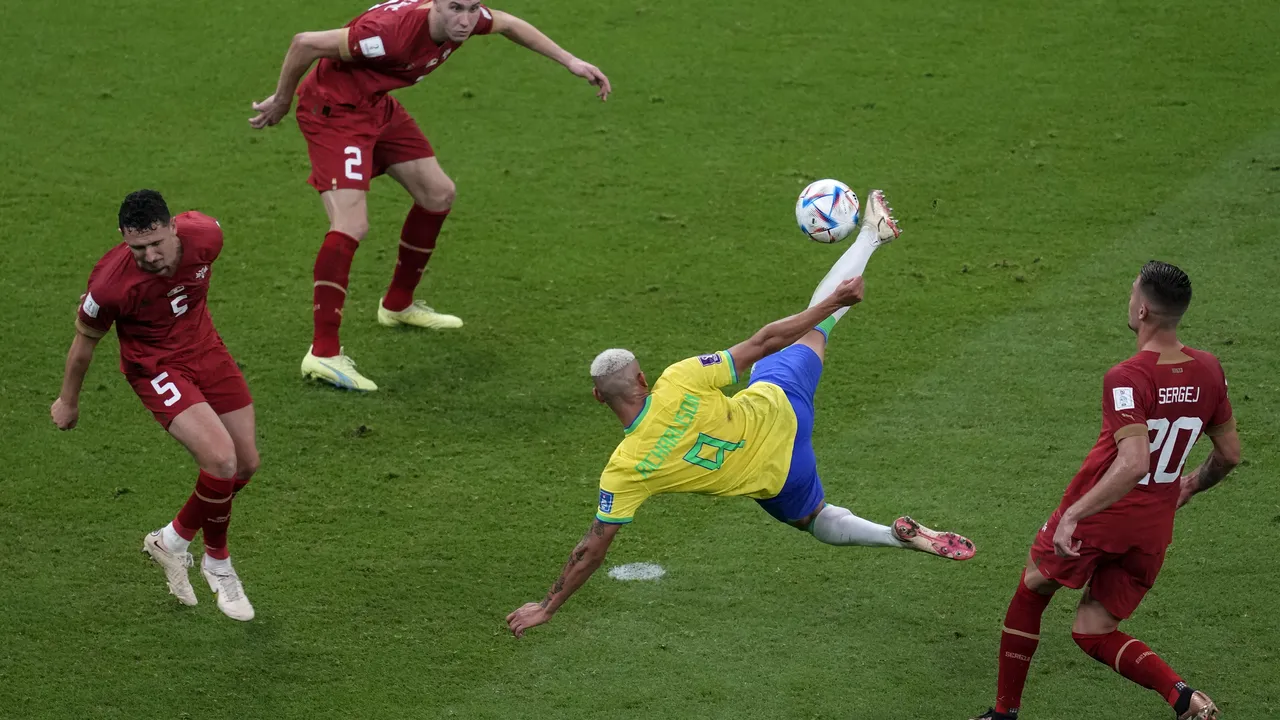 Serbia a rezistat 62 de minute în faţa lui Richarlison, care a marcat cel mai frumos gol la CM