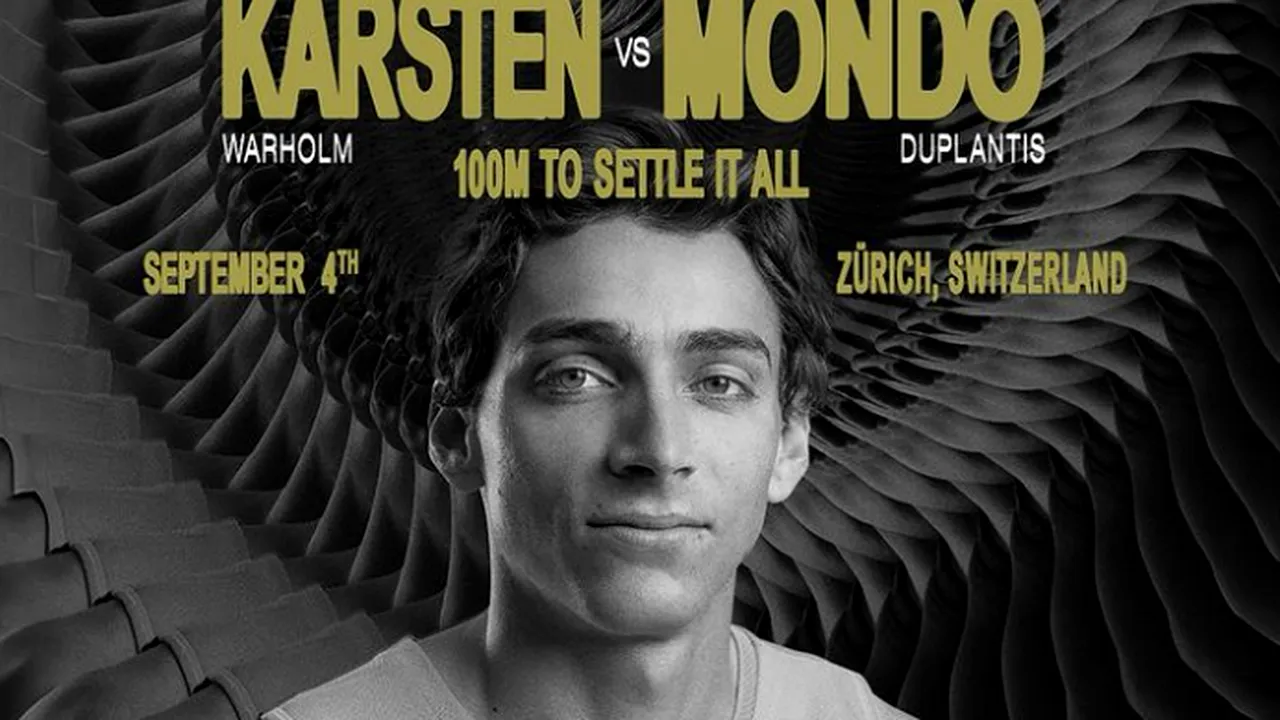 Confruntare inedită - Duplantis şi Warholm vor concura la 100 m sprint