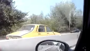 La un pas de a provoca o tragedie. Un şofer a mers pe contrasens mai mulţi km, la Brăila - VIDEO 