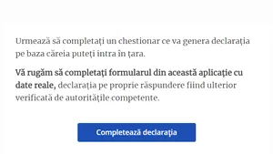 Formular de triaj, la intrarea în România. Ce conţine documentul şi unde ajung datele personale - COMPLETEAZĂ AICI