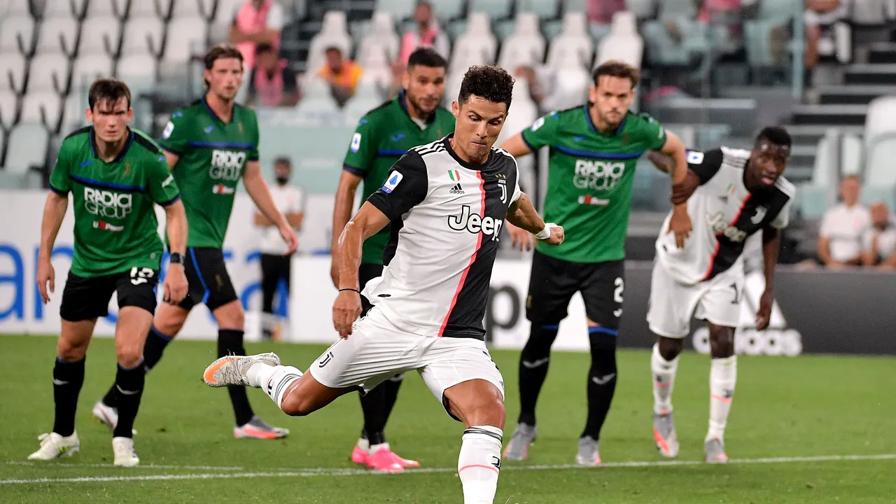 Atalanta ratează ocazia de a trece pe locul doi în Italia. Cristiano Ronaldo salvează „Bătrâna Doamnă” de la eşec