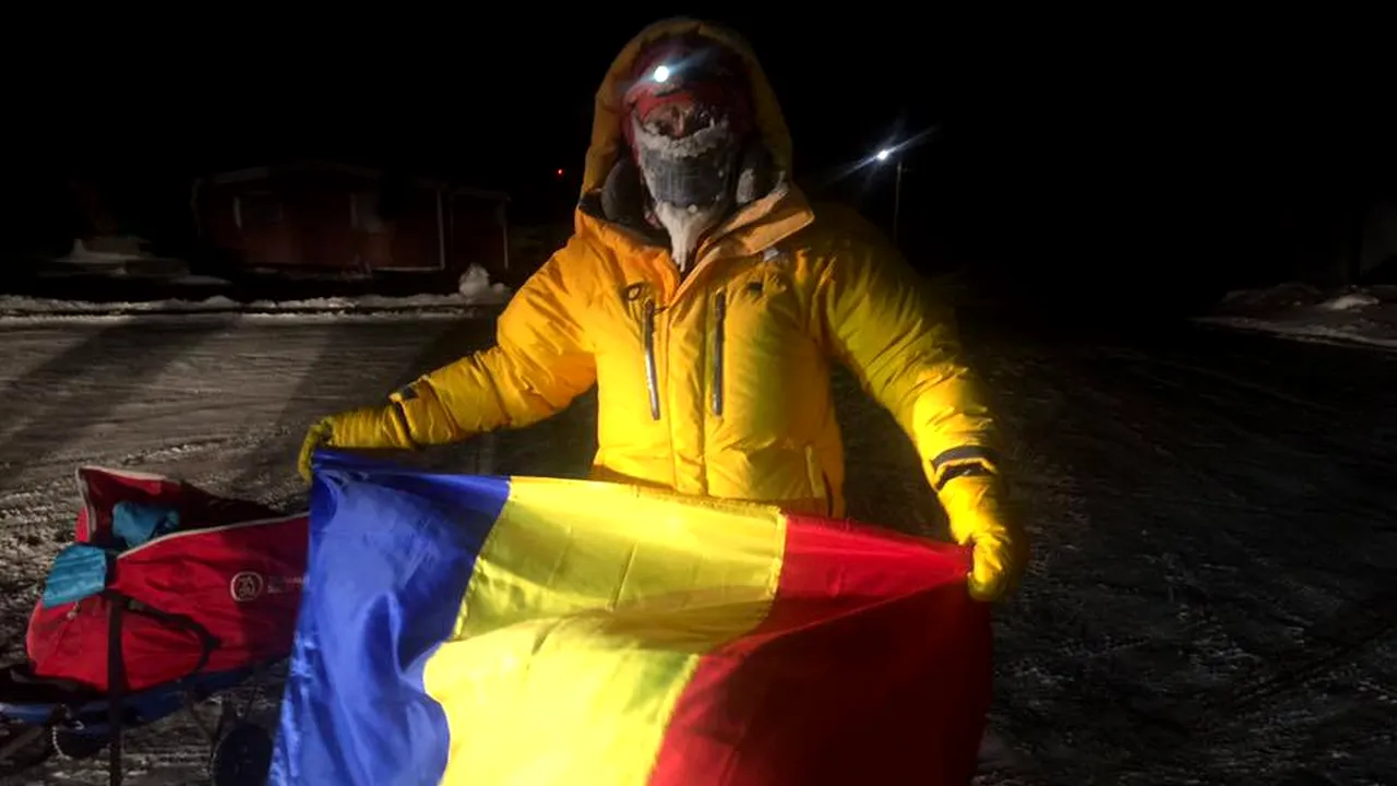 GALERIE FOTO Cu ambele picioare degerate, românul Tibi Uşeriu a CÂŞTIGAT din nou cel mai dur maraton din lume desfăşurat la Cercul polar ARCTIC. Povestea celui mai rezistent om din lume