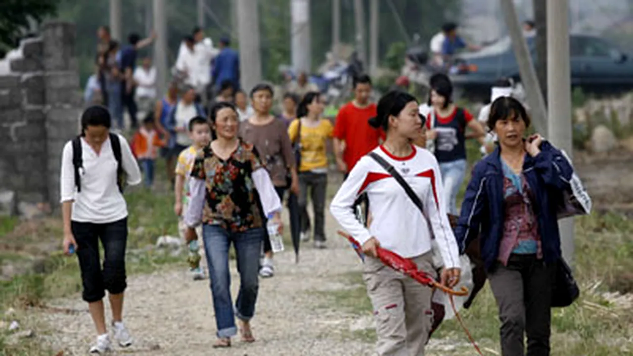 China: Circa 70.000 de persoane, evacuate din zona afectată de seism, din cauza ploilor
