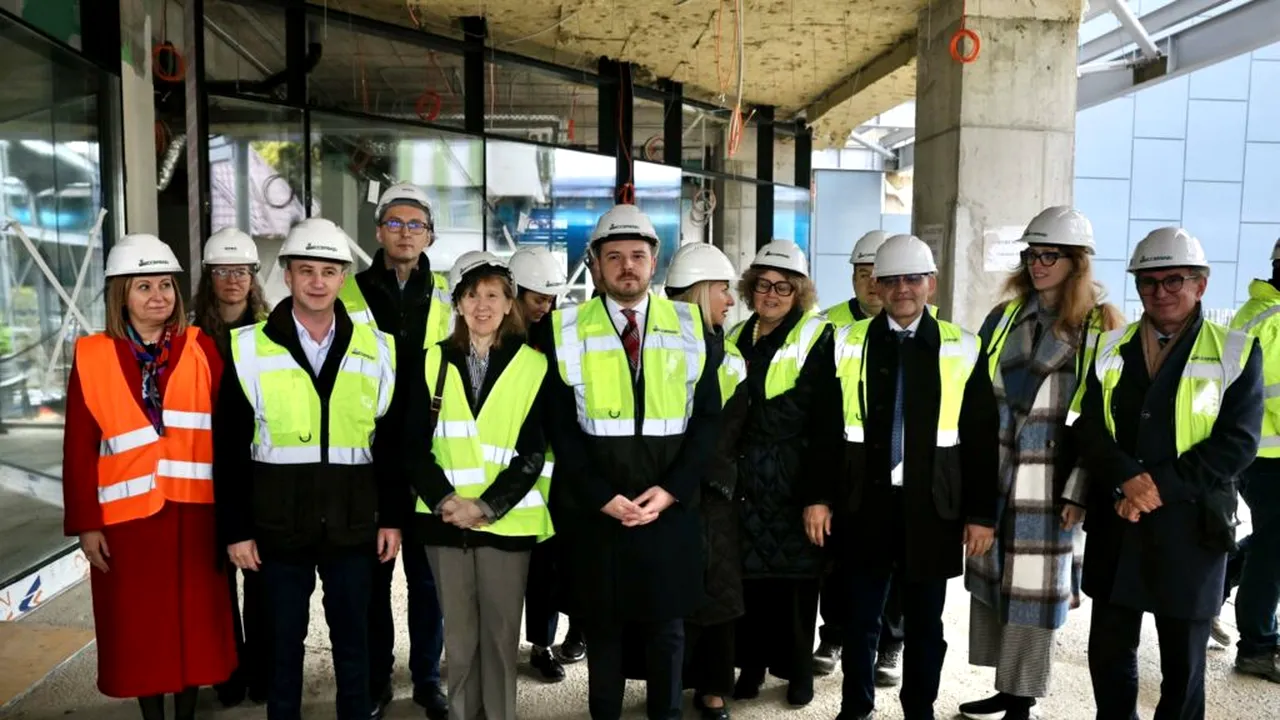 Vicepreședinta Băncii Mondiale a mers să vadă cum decurg lucrările la Centrul de Arși Grav Timișoara