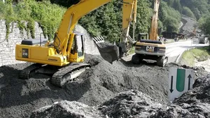 Inundaţii şi alunecări de teren în Elveţia şi Austria, în urma ploilor torenţiale
