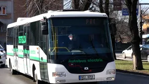 Bistriţenii pot testa gratuit, timp de trei zile, un autobuz electric - FOTO