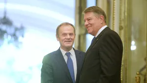 Klaus Iohannis a discutat cu preşedintele Consiliului European, Donald Tusk despre consolidarea UE