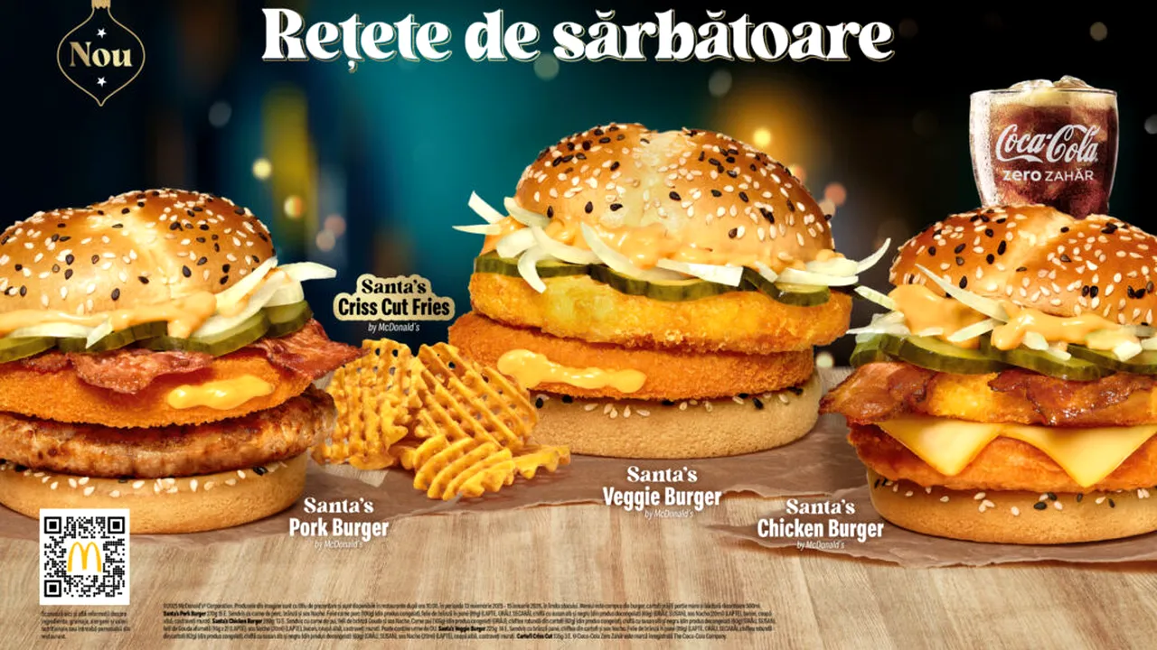 Sărbătorile au gust de împreună: Winter Burgers și Criss Cut Fries aduc bucuria iernii