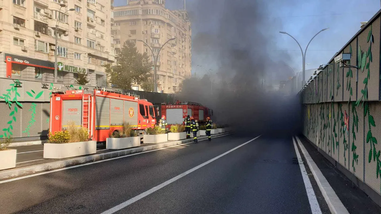 Incendiul din Pasajul Unirii: Cercetări sub aspectul săvârşirii infracţiunii de distrugere din culpă