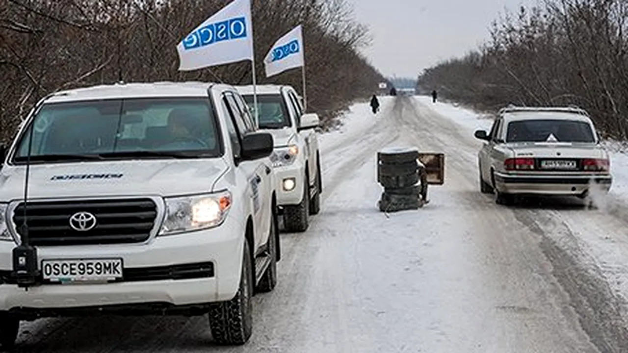 Observatorul OSCE decedat după explozia unei mine în estul Ucrainei era de naţionalitate americană