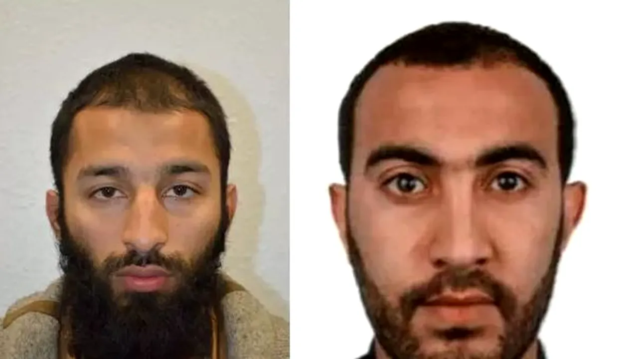 FOTO, VIDEO Poliţia britanică a oferit numele şi fotografiile a doi dintre atacatorii din centrul Londrei. Ce se ştie despre terorişti