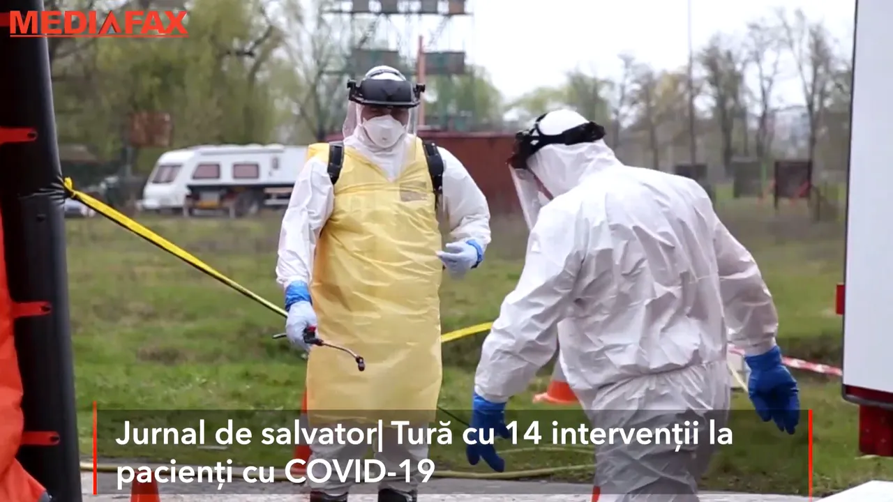 Jurnal de salvator. Tură cu 14 intervenţii la pacienţi cu COVID-19
