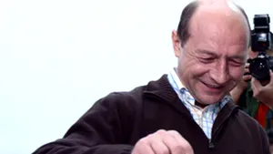 Preşedintele Băsescu a votat la Liceul Xenopol