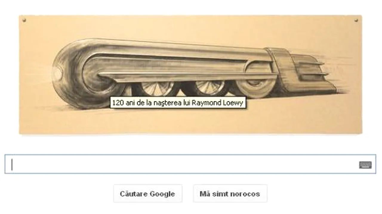 GOOGLE îl sărbătoreşte pe Raymond Loewy, 