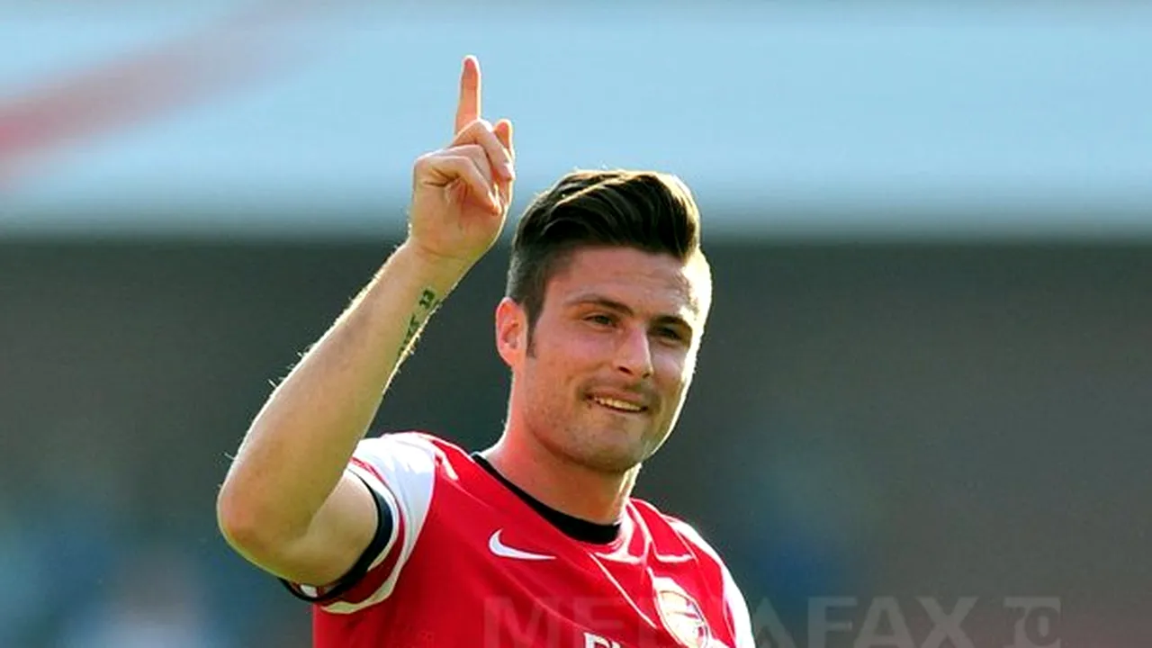 Giroud ar putea pleca de la Arsenal pentru a-şi salva căsnicia