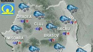 PROGNOZA METEO: Ploi, ninsori şi polei. Cum va fi vremea în weekend în ţară, la Bucureşti şi la munte