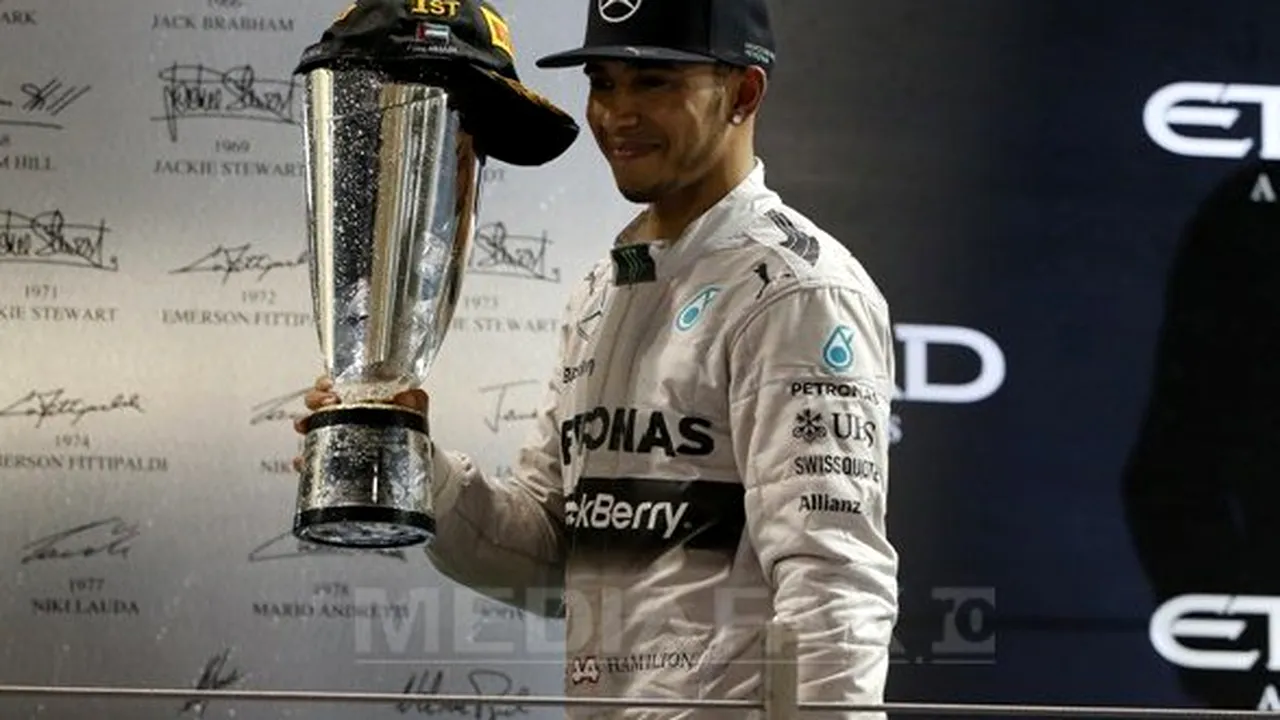 Formula 1: Lewis Hamilton încheie sezonul în stil de mare campion