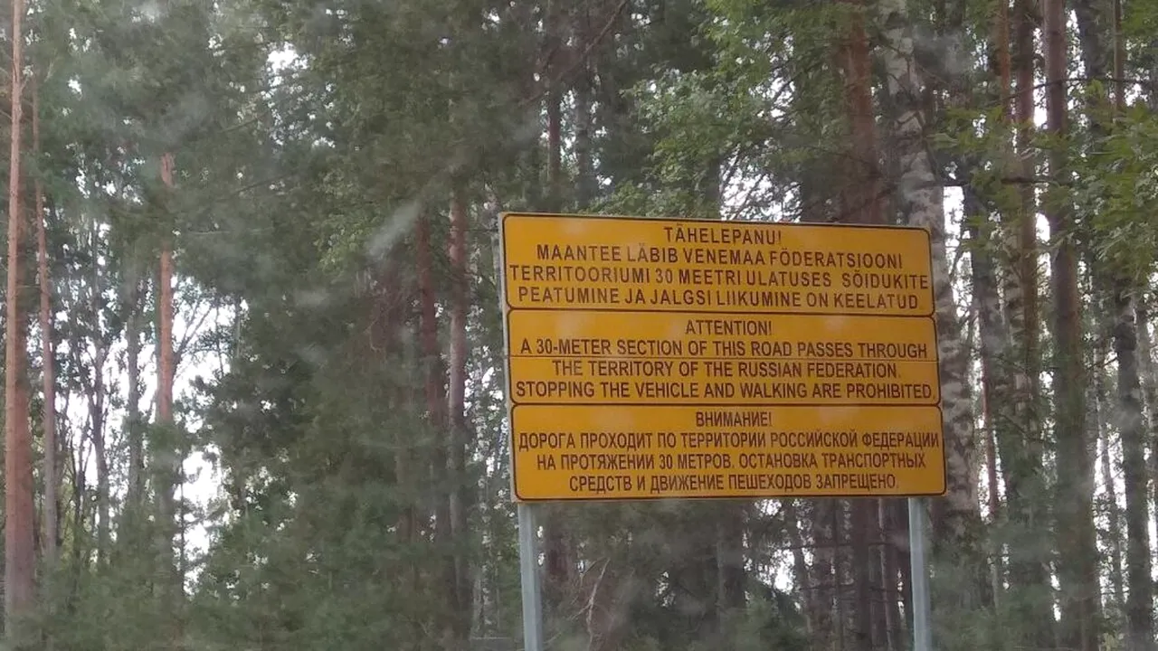 Drumul estonian „Cizma Saatse”, blocat din cauza creșterii activității rusești în zonă