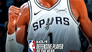 Francezul Wembanyama, primul câștigător unanim al premiului desemnat pentru apărătorul anului în NBA