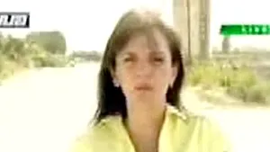 O ziaristă georgiană împuşcată în braţ a continuat să transmită în direct (Video)