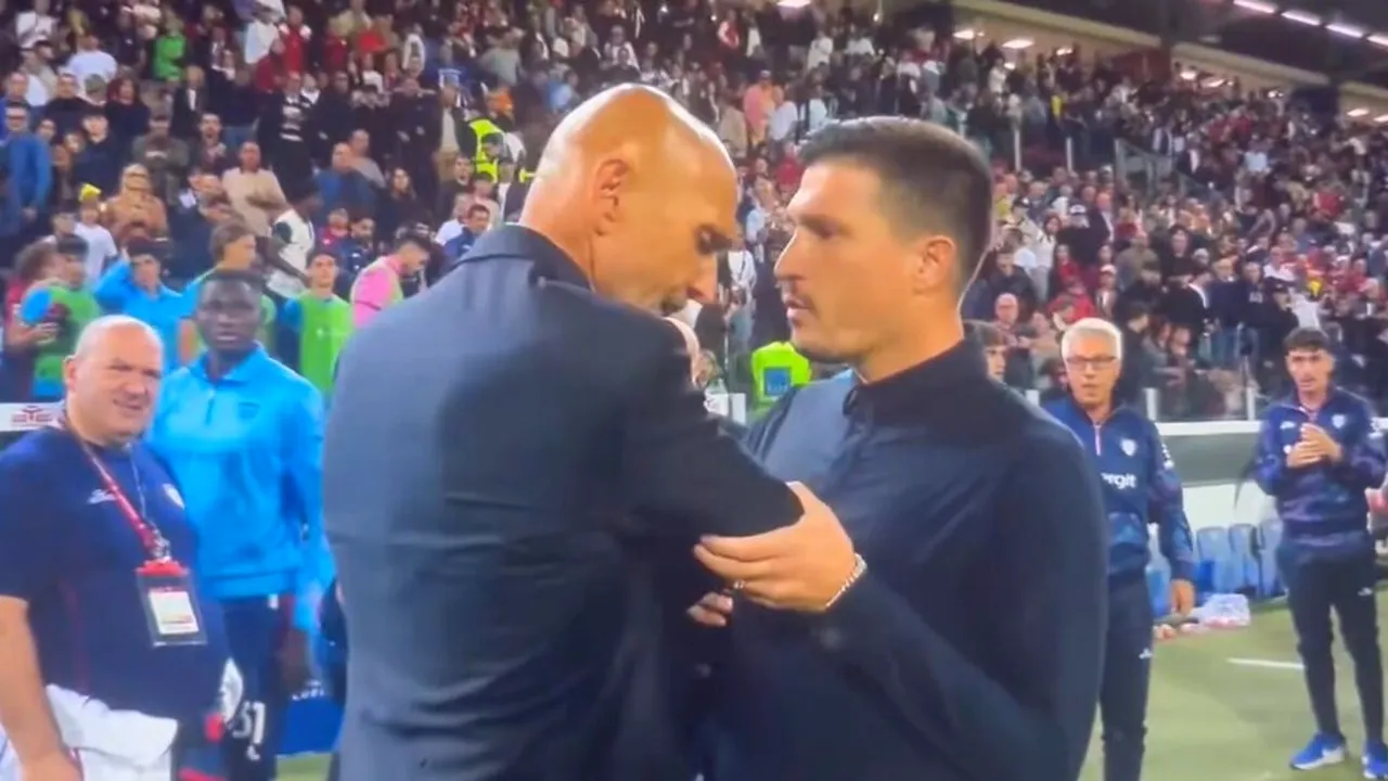 Cagliari – Juventus, meci terminat cu scântei. Ambii antrenori au fost eliminați după o ceartă pornită de la o strângere de mână