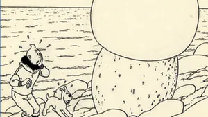 O bandă desenată cu Tintin, vândută la licitaţie cu un preţ record - FOTO