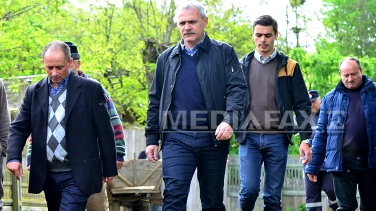 Dolj: Dragnea, într-o localitate inundată, promite 20 milioane lei pentru îndiguirea râului Desnăţui
