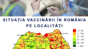 Câte persoane s-au vaccinat în localitatea ta. Situaţia completă a vaccinării împotriva COVID-19