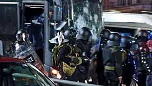 În Georgia, poliţia foloseşte tunuri de apă şi gaze lacrimogene pentru a dispersa protestatarii 