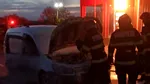 Botoșani: Mașina cu care părinții își duceau copilul la spital a luat foc pe drum
