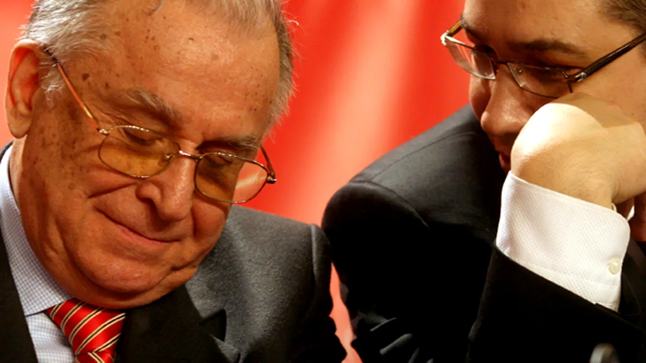 Ponta i-a adus cadou lui Iliescu o carte despre istoria Partidului Socialist Spaniol