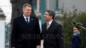 Preşedintele Bulgariei, primit la Palatul Cotroceni, în prima vizită a unui şef de stat în România din mandatul lui Klaus Iohannis - FOTO