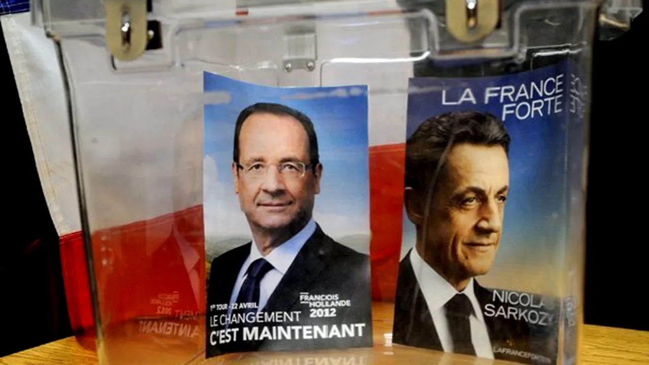 ALEGERILE PREZIDENŢIALE DIN FRANŢA: Hollande l-ar învinge pe Sarkozy în turul doi cu cel puţin 54 la sută 