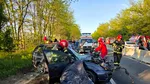 Accident cu 3 maşini pe drumul spre Mangalia, trafic oprit la Costineşti / Un bărbat a murit