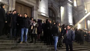 Magistraţii au protestat la Curtea de Apel Bucureşti, în ziua lor liberă. Nemulţumirile, legate de modificările legislative din justiţie - VIDEO