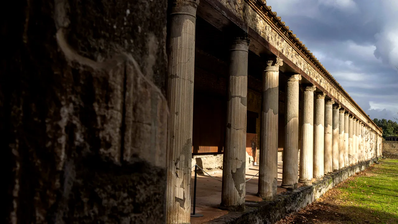 Un şantier antic de la Pompei dezvăluie metodele de construcţie romane
