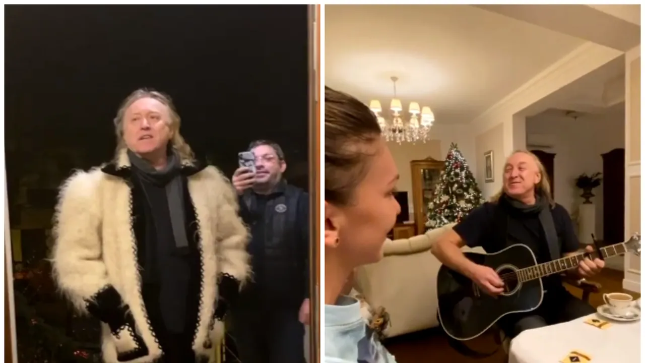VIDEO. Simona Halep, colindată de Ştefan Hruşcă. „O seară de Ajun de neuitat”