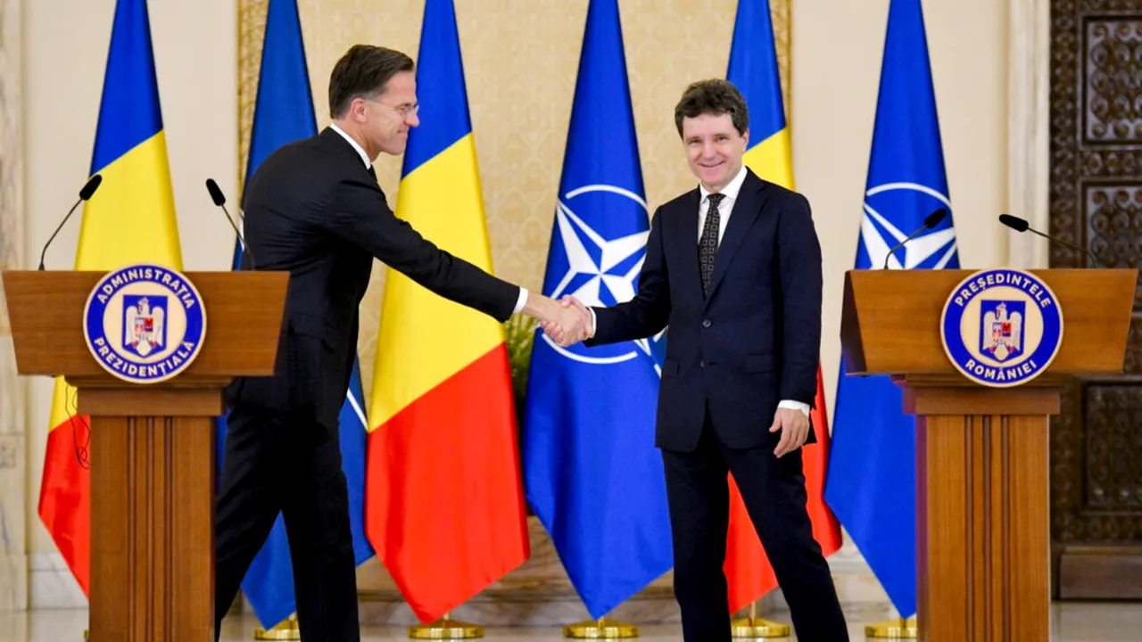Nicușor Dan, mesaj după întâlnirea cu Mark Rutte: „România va continua să își aducă contribuția pentru securitatea transatlantică