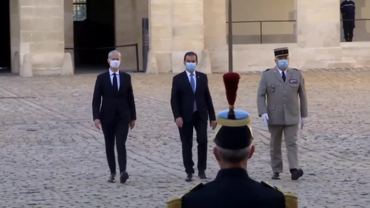 Orban şi-a început vizita oficială în Franţa. Ceremonie la Les Invalides/ Castex: Am primit sprijinul României faţă de atacurile defăimătoare ale preşedintelui Erdogan la adresa Franţei
