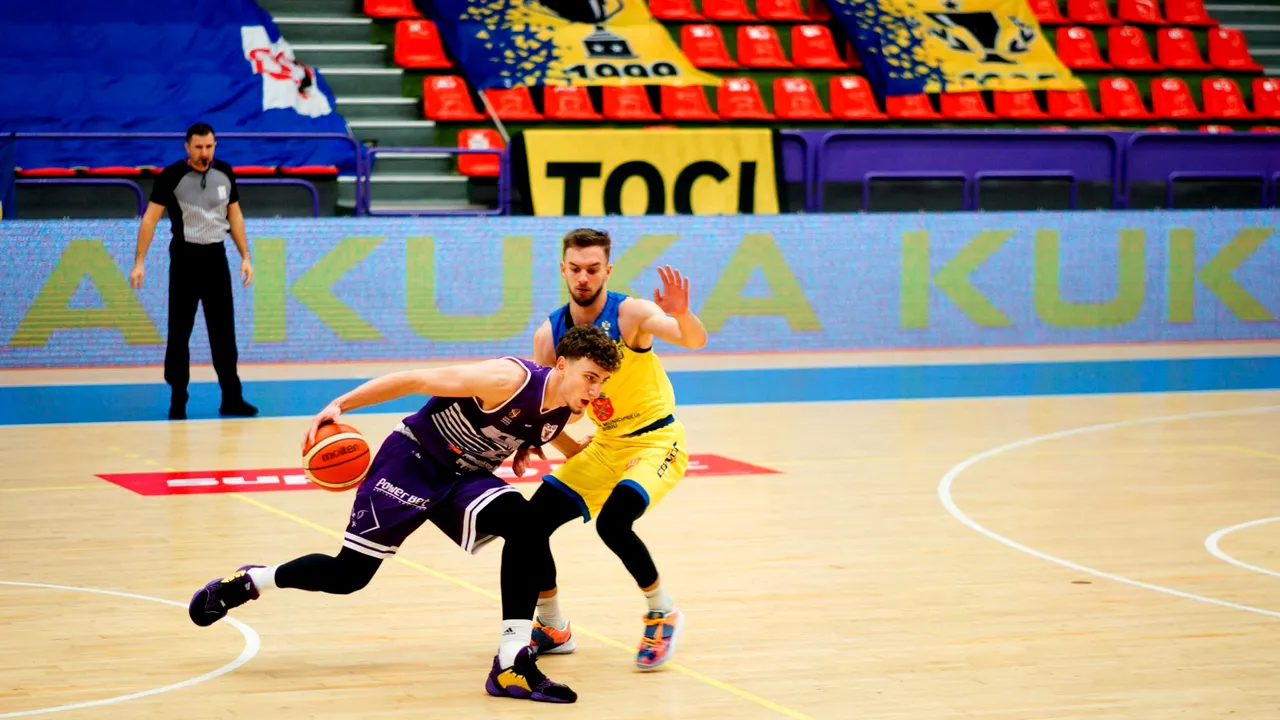 Liga Naţională de baschet: CSU Sibiu a pierdut neaşteptat acasă, în sferturile de finală