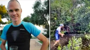 Chris Froome a înfruntat un aligator intrând până la gleznă în mlaştină