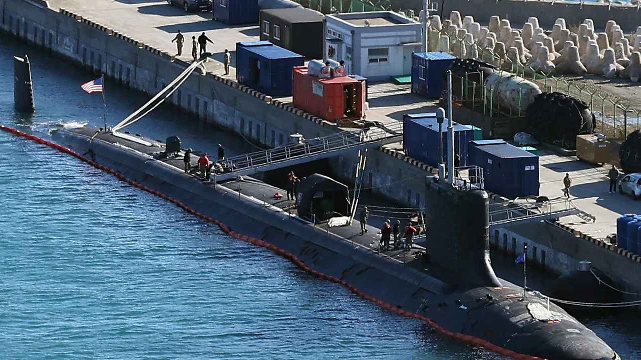 Un submarin american cu propulsie nucleară a ajuns în portul Busan din Coreea de Sud