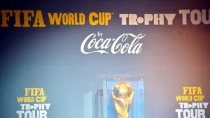 Trofeul Cupei Mondiale a fost prezentat în România