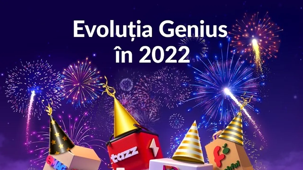 În 2022, un client Genius activ în toate cele 4 aplicaţii - eMAG, Fashion Days, Tazz şi Freshful - a economisit, în medie, 1.178 de lei şi 74 de ore 