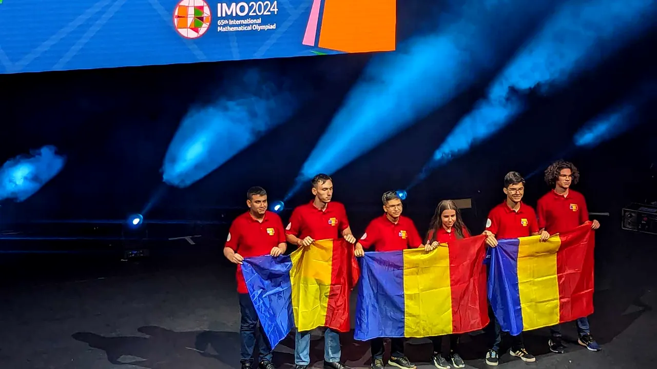 România a obţinut o medalie de aur, patru de argint şi o una de bronz la Olimpiada de Matematică