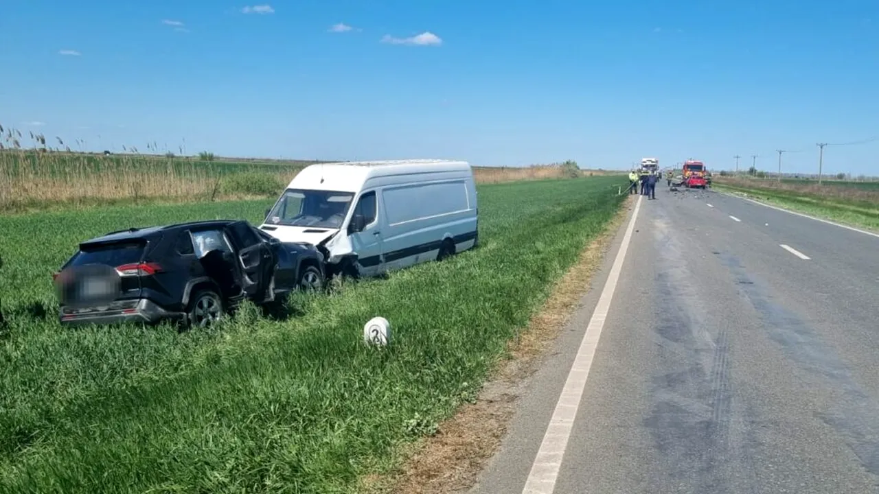 Brăila: Accident cu patru mașini implicate. Traficul este blocat în totalitate