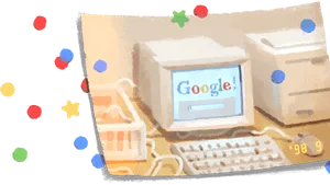 Aniversare GOOGLE. Cel mai popular motor de căutare sărbătoreşte 21 de ani de existenţă cu un doodle aniversar